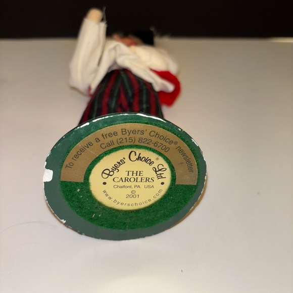 Caroler 1st edition Byers choice Williamsburg collection 1998 - Picture 6 of 15